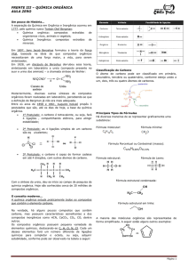 frente iii – química orgânica aula zero