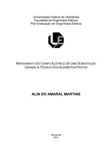 Mapemento dos potenciais elétricos de uma subestação através da