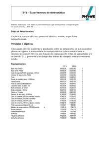 1316 – Experimentos de eletrostática