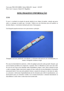 SOM, IMAGEM E INFORMAÇÃO