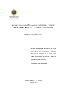 estudo da aplicação das diretrizes pmi – project