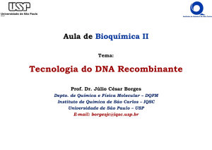 Tecnologia do DNA Recombinante