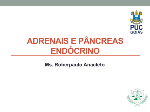 Adrenais e Pâncreas endócrino