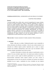 cozinha sustentável - Estudos do Consumo