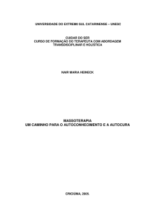 massoterapia um caminho para o autoconhecimento e a