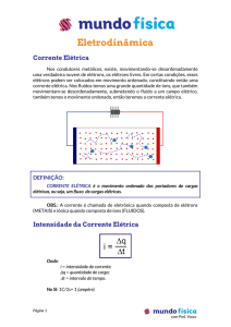 Apostila de apoio e exercícios