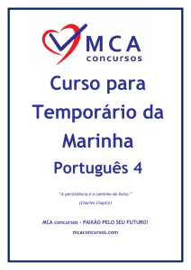 Português 4 - MCA Concursos