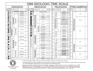 1999 geologic time scale - Moodle@FCT