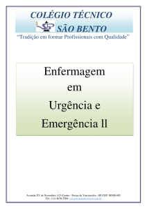 Enfermagem em Urgência e Emergência ll