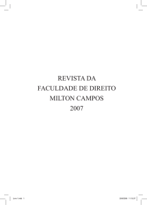 Volume 14, Ano 2007 - Faculdades Milton Campos
