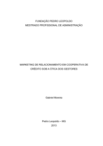 fundação pedro leopoldo mestrado profissional de administração