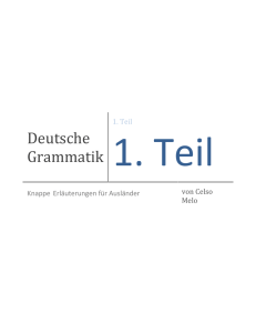 Deutsche Grammatik - saidna zulfiqar bin tahir
