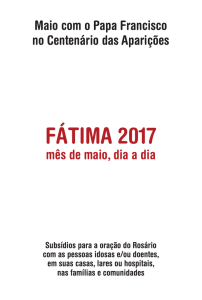 Fátima 2017, Mês de Maio dia a dia