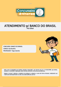 ATENDIMENTO p/ BANCO DO BRASIL