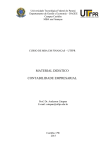 Material Didático - Disciplina Contabilidade