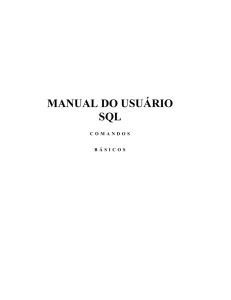 Manual SQL para usuários