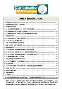 aula inaugural - Concurseiro 24 Horas