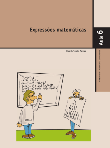 Expressões matemáticas