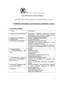 Atividade Alimentação – sua importância - LabEduc