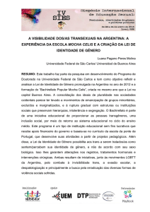 a visibilidade dos/as transexuais na argentina