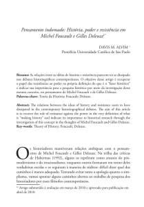 Pensamento indomado: História, poder e resistência em Michel