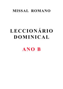 LECCIONÁRIO DOMINICAL ANO B