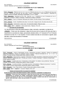 24/Outubro - Colégio Veritas