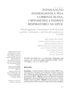 ESTIMULAÇãO DIAFRAGMáTICA PELA CORRENTE RUSSA
