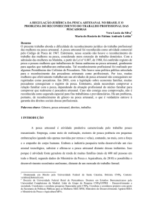 A REGULAÇÃO JURÍDICA DA PESCA ARTESANAL NO