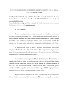 limitantes para alcanar altos rendimentos de gros de arroz