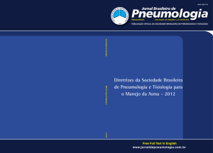 Diretrizes para o Manejo da Asma - Jornal Brasileiro de Pneumologia