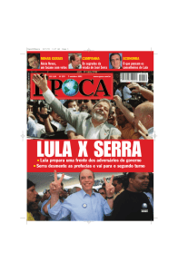 Lula X Serra