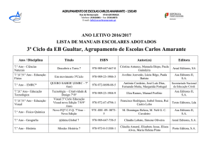 3º Ciclo da EB Gualtar, Agrupamento de Escolas Carlos Amarante