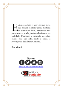 Leia um trecho - Editora Contexto