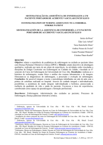 sistematização da assistência de enfermagem a um paciente