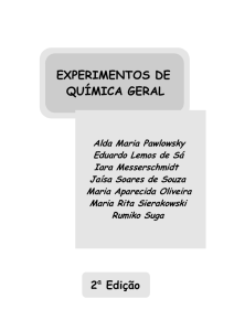 Experimentos de Quimica Geral