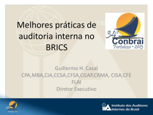 Melhores práticas de auditoria interna no BRICS