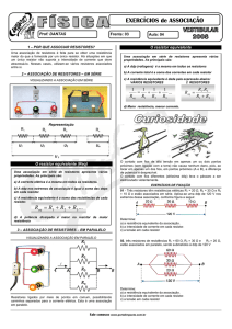 EXERCÍCIOS de ASSOCIAÇÃO