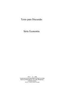 A Penetração Da Economia Política No Brasil E Seu - FEA