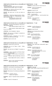 orientação de estudos para as avaliações do 4º bimestre/2012