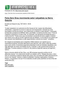 Feira Zero Grau movimenta setor calçadista na Serra Gaúcha