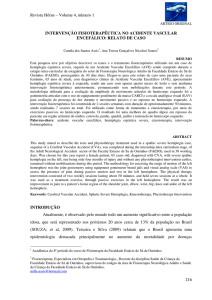 intervenção fisioterapêutica no acidente vascular