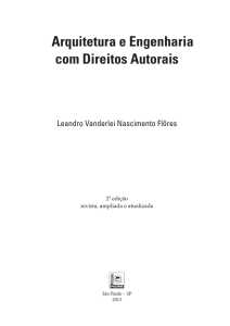 1º capítulo - Arquitetura e direito autoral