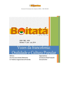 Versão completa da revista - Revista Boitatá