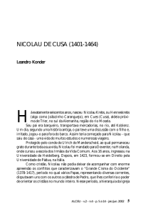 nicolau de cusa (1401-1464) - Revista Alceu - PUC-Rio