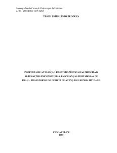 proposta de avaliação fisioterapêutica das principais