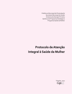 Protocolo de Atenção Integral à Saúde da Mulher