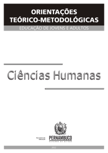 Ciências Humanas - Secretaria de Educação de Pernambuco