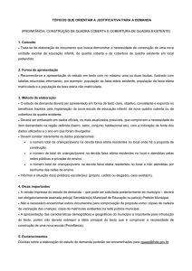 Justificativa da Demanda - Melhoria da Educação no Município