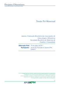 Tensão Pré-Menstrual - Sociedade Brasileira de Medicina de